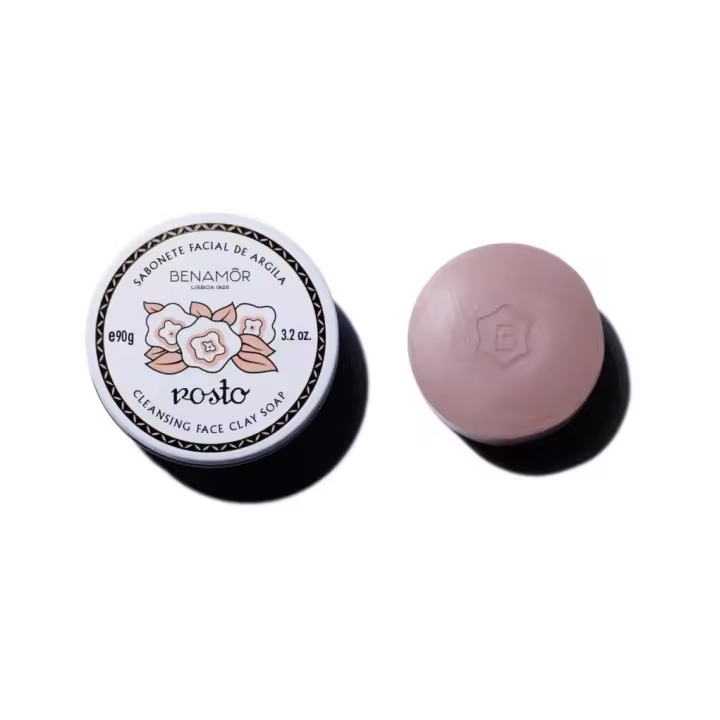 Benamor Jabon Facial de arcilla 90grs. Cleansing Face Clay Soap 90grs - 1