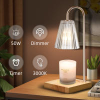 Lámpara Calentadora De Velas Con Timer Para Aromaterapia Y Decoración Moderna De Hogar Y Dormitorio Luz De Cera Retro Control Remoto - details 24