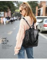 Nueva Mochila De Cuero Genuino Moda Para Mujeres Mochila De Viaje Casual De Cuero Suave Gran Capacidad De Almacenamiento Bolsa - details 2