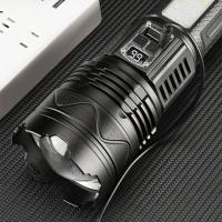 Linterna LED Potente 1000W Recargable Tipo-C 15000mah Para Camping Lanterna De Zoom 9000M Con Salida De Luz De Punto Fijo Resistente Al Agua Y Choque - details 41