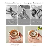 Herramienta De Limpieza 3 En 1 Cepillo Para Vaso Micro Cepillo Para Tapas De Botellas De Agua Multifuncional Para El Hogar - details 1