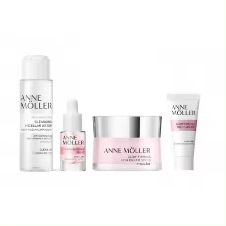 ANNE MOLLER STIMULAGE CREMA RICA ILUMINADORA REAFIRMANTE SPF15 50 ML P.SECA + 3 PRODUCTOS SET REGALO - 1