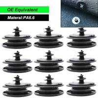 10 Sets De Clips Para Alfombrillas De Coche Universal Negro Soporte De Retención De Alfombrillas De Automóvil Para Panel De Trimmings PVC Negro - details 5