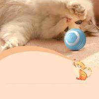 Juguete Inteligente Para Gatos 1Pcs Bola Rodante Con Gravedad Alivio De La Boredom Telescopio Para Gatos Y Gatitos Material Plástico - details 4