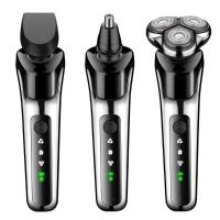 Cortacésped Eléctrico USB Y Enchufe 3-en-1 Para Hombres Set De Afeitadora Con Carga Por Inercia De Acero Inoxidable - details 9