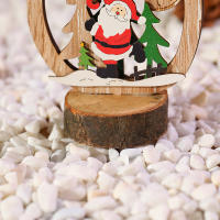 Adornos Navideños De Madera Para Árbol De Navidad Decoración De Escritorio Atmosfera De Año Nuevo Regalos Divertidos Y Ecológicos - details 4