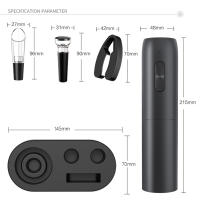 Abreventanas Eléctrico Para Vino Tinto Con Corte De Sellador Aplicaciones En La Cocina Accesorio De Regalo Con Cargador USB - details 1