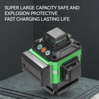 Nivel Láser 4D 16 Líneas Autonivelante ±3°  200ft Range Precisión ±1/9 Pulgadas, USB Recargable, Alcance 200 Pies con Receptor, IP54 Antipolvo/Agua para Construcción ﻿ - details 4