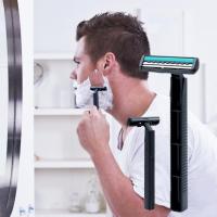 Afeitadora Manual De Seguridad Desechable 2 Capas Para Hombres Y Mujeres Cuidado Diario De La Cara Portátil Para Viajes Y Hotelería - details 0