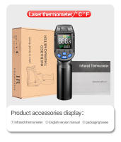ANENG TH05 Termómetro Infrarrojo Digital No Contacto -20~650℃ Con Laser Pyrometro Pistola Medidor De Temperatura Herramientas Industriales - details 13