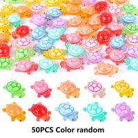 50/100 Pcs Encantadores Mini Tortugas Luminosas Para Decoración De Hogar Y Jardín Juguetes Para Niños Ornamentos Miniatura De Tortuga Que Brilla En La Oscuridad - details 7