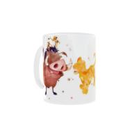 Taza Cerámica Original Timón y Pumba Hakuna Matata 350 Ml Stamina Ideal Desayuno Ideal Regalo - details 0