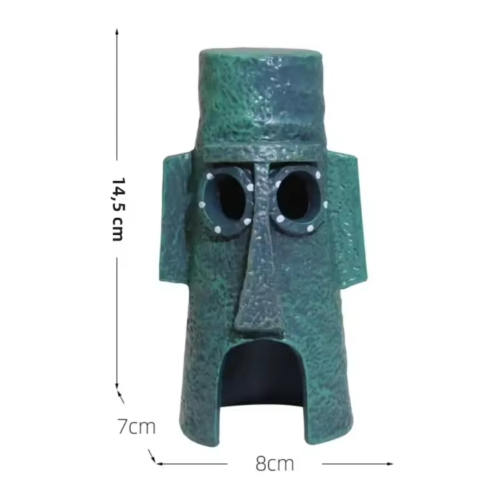 Figuras De Acción SpongeBob Para Niños Juguete De Bob Esponja Cangrejo Jefe Patricio Decoración De Pecera Bandai PVC 3.5-14.5cm - 1