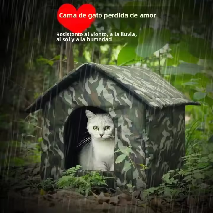 Carpa Para Gatos Rescatados Impermeable Y Cálida Para Uso Indoor Y Outdoor Ideal Para Perros Y Gatos Pequeños Y Medianos - 1