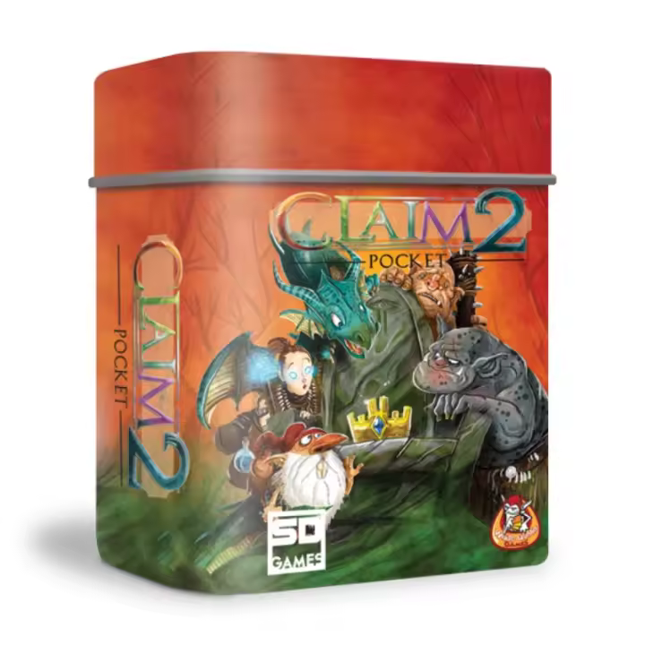SD Games Juego de Mesa Display Claim Pocket 2 (12 Unidades) Pegi 10 - Rey Ha Muerto - 1