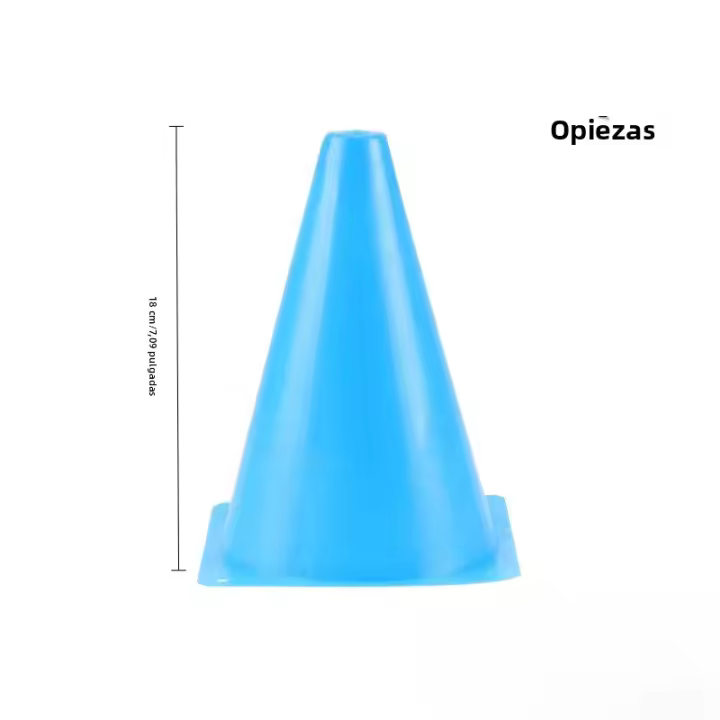 Bandeja De Bandera De Fútbol 18cm Con Conos De Entrenamiento Plano Y Rodillo Pila De Barrera De Marcado De Obstáculos Para Deportes - 1