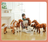Juguete De Peluche Realista Con Esqueleto Y Sangre Caballo Lusa Flores Caballo Muñeco De Simulación Regalo Para Todas Las Edades - details 4