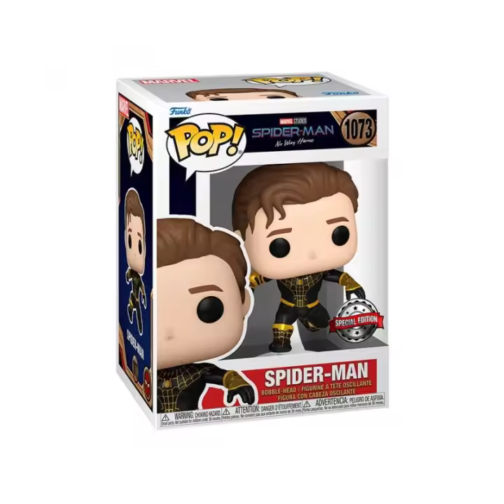 Funko POP! Vinyl Marvel-SMNWH- Spider-Man(BK)- Figura Coleccionable Oficial - Juguete para Niños y Adultos - Fans - Diversidad de Personajes y Temáticas - 1