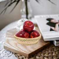 5 Pcs Decoración De Casa Falsa Fruta De Serpiente Roja Modelo Simulación Manzanas Artificiales Para Cocina Decoración Fotografía - details 2
