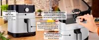 Freidora de Aire y Parrilla Moulinex Easy Fry & Grill 2 en 1-  4,5L -16 Programas - Gran Capacidad - Hasta 6 personas - Freidora de Aire Moulinex 4,5L - details 3