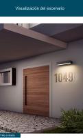 Lámpara De Pared Exterior LED IP65 Impermeable En Aluminio Para Decoración De Patio Puerta Garage Luz De Fachada Moderna - details 2