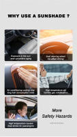 SEAMETAL Pantalla De Sol Para Coche Cubierta De Ventanas Frontales Espejo Solar Aislante De Calor Paraguas Para Accesorios De Coche - details 2