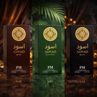 Pack 3 Perfumes Hombre ASWAD EDP 100ml Brown + Olive Green + Black Árabe Importado Larga Duración - details 2