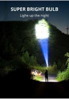 Linternas LED de alta potencia, 5 Led, foco de Camping recargable con luz lateral, 3 modos luces de iluminación para acampar, aventura al aire libre - details 4