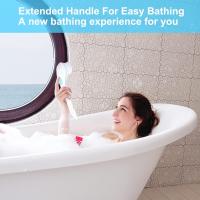 Juego de Pinos corporales Eléctricos, Pecador de baño recargable e impermeable, Pecador giratorio para la piel con 4 cabinas de Pecador para liar, masajear y exfoliar para Mujeres y Hombres - details 2