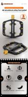 Pedales De Bicicleta De Montaña SIXSIXONE SG-004 Ultralight De Aluminio Con Aleación Sellado 3 Rodamientos Antideslizantes Ampliados - details 0