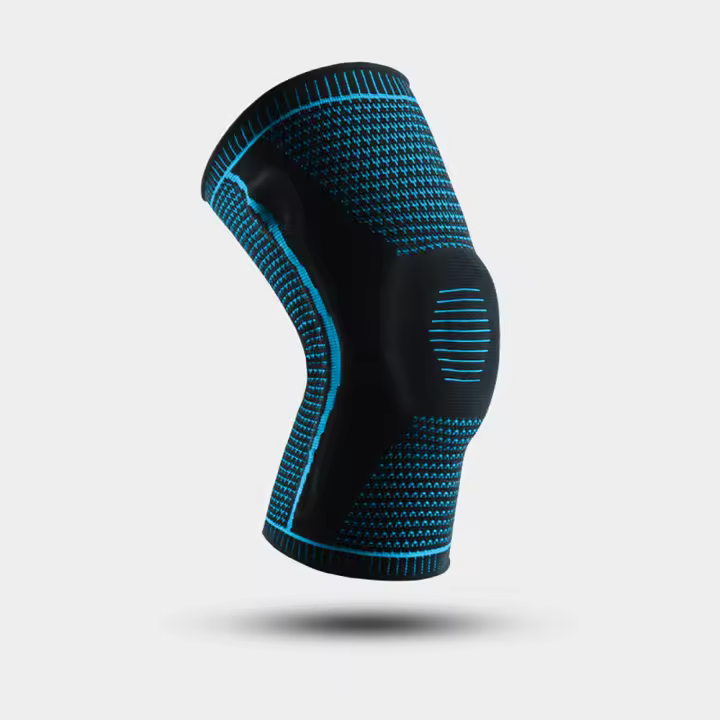 Pardas De Rodilla 1/2 PC Con Correa Soporte Medial Patela Silicona Compresión Protección Deportiva Para Baloncesto Y Carreras - 1