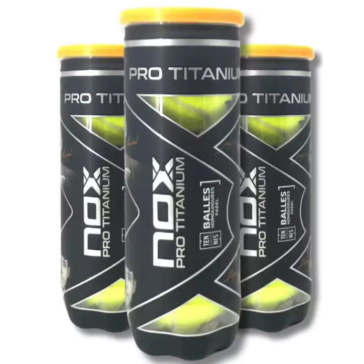 Pelotas de pádel Nox Titanium Pro - Alta Calidad y Resistencia Mejorada - 1