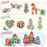 Juego De Bloques Magnéticos Para Niños Y Niñas Set De Construcción Educativo Para Bebés Juguete DIY Montessori Regalos - details 6