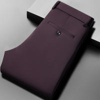 Pantalones Casuales Para Hombre Verano 29-42 Mallas Elásticas Suaves Y Frescas Sin Hierro Estilo Recto Ligeros Para El Día - details 46
