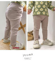 Pantalones De Algodón Para Niños Y Niñas Pantalones De Moda Para Primavera Y Otoño Pantalones Rectos Cintura Media Cierre Elástico - details 2