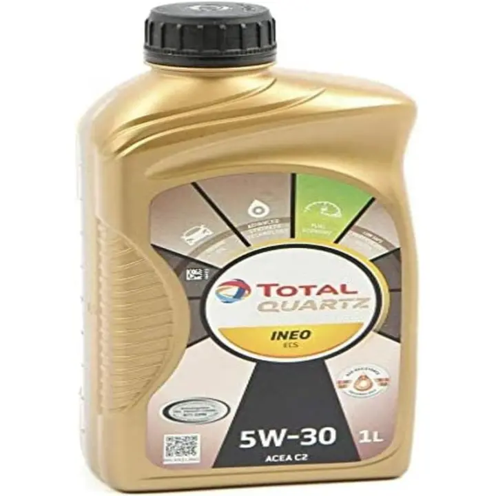Total Quartz Ineo ECS 5 W30 sintéticos de aceite mineral para motores peugeot y Citroen, 1 L - 1