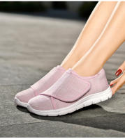 Zapatos De Caminar Para Mujer Con Pies Anchos Y Enrojecidos Cómodos Ajustables Para Diabéticos Y Hombres Talla Grande Cierre De Correa Transpirables De Malla Suela EVA - details 6