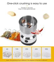 Molino De Café Eléctrico De Acero Inoxidable Con 4 Hojas Para Semillas Frutas Hierbas Y Especias Herramienta De Cocina - details 3