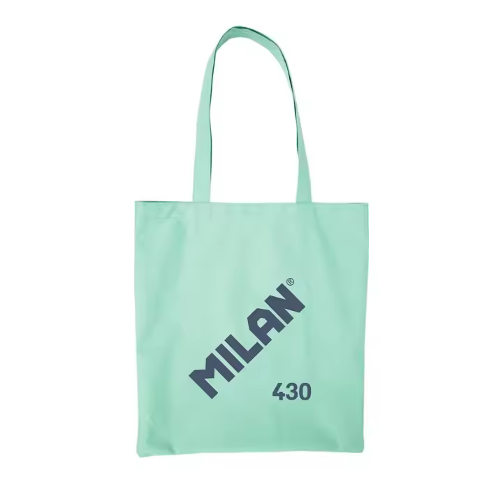 BOLSA TELA ASAS TOTE BAG MILAN SERIE 1918 VERDE - TOTTE BAG - 1