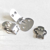 10PCS Hebilla De Manualidades DIY Color Plata Flor De Acero Inoxidable Clip Para Zapatos Adorno De Accesorios Para Zapatos - details 14