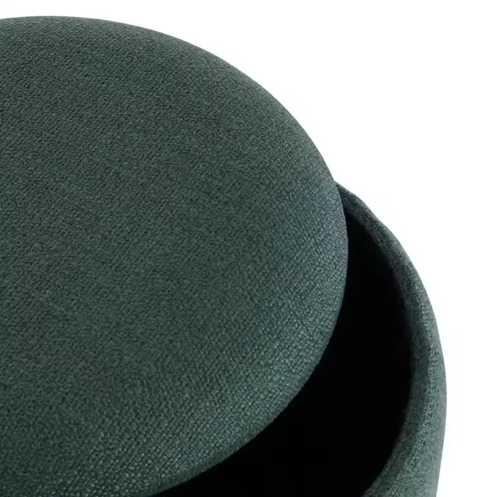 Puff Desmontable Versa Verde Bambú Madera MDF - 1