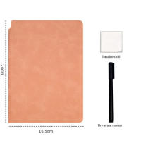 Cuaderno Portátil A5 Reutilizable Con Marcador Blanco Y Paño De Limpieza Semanal Planificador Cuadernos Para Tareas - details 9