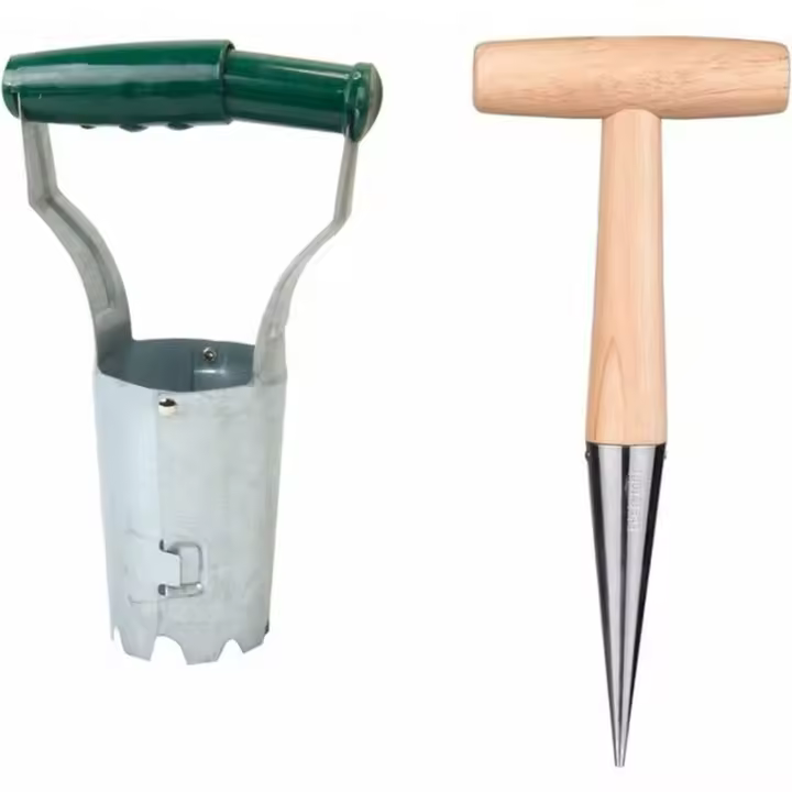 Paquete de 2 macetas de bulbo con maceta, maceta de bulbo de plantación, juego de herramientas de jardín para plantar flores y plántulas - 1