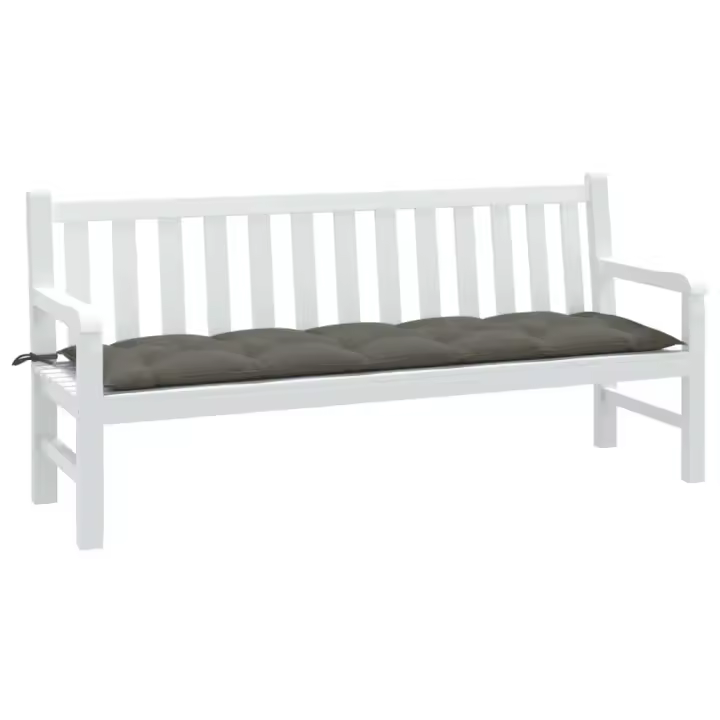 Tela de lona gris oscuro melange 180x50x7 cm - 1