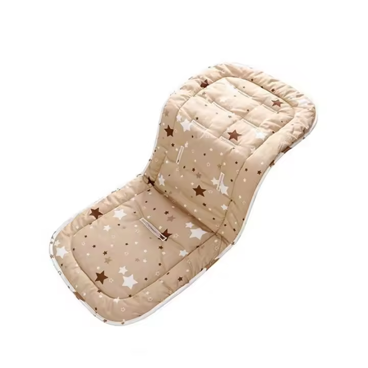 Colchoneta Silla Paseo Universal, Algodón Funda Carrto Bebe Universal, Funda Carro Bebe Universal de Doble Cara, Colchoneta Carro Bebe Universal, Colchoneta Silla Bebe para Bebés 77x34cm - 1