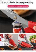 Juego De 2 Pares De Tijeras Para Barbecue Con Clip Herramientas Multifuncionales De Cocina Para El Hogar Y Restaurante - details 4