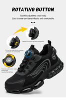 Zapatos De Seguridad Para Hombre Antipinchazos Indestructibles Con Punta De Acero Antideslizantes Y Antichoque Suela De Goma - details 7