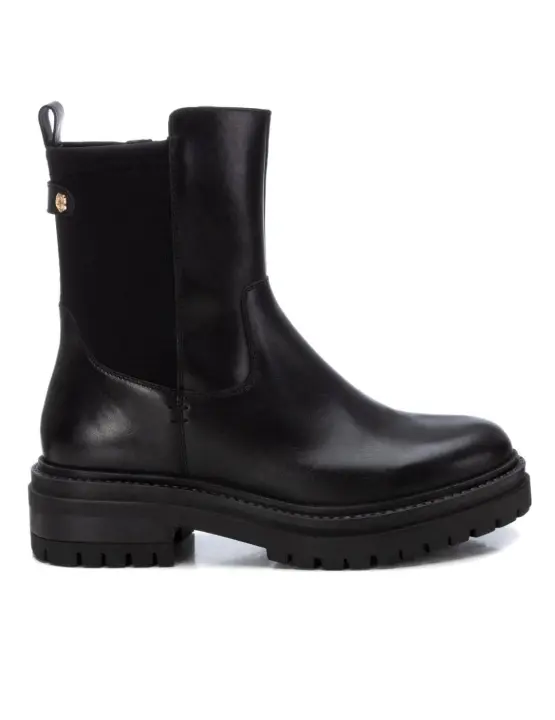 Botines Carmela en negro suela track mujer - 1