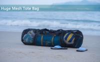 Bolsa de buceo de malla grande Bolsa de lona de malla con bolsillo con cremallera Bolsa seca de viaje para equipo de snorkel - details 6