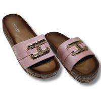 Sandalias para mujer leopardo con suela antideslizantes con diseño sencillo marca sunsea - details 1